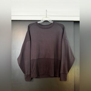 Athleta Women’s Gray Potrero Crewneck Sweater